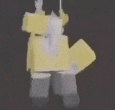 a cartoon character is dancing in a video game .