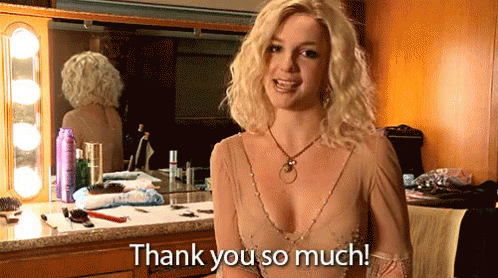 Britney Spears GIF - Britney Spears Thank You So Much Grateful GIFs