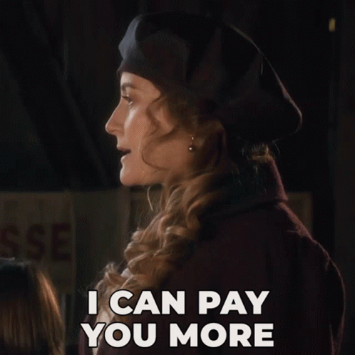 I Can Pay You More Dr Julia Ogden GIF - I Can Pay You More Dr Julia Ogden Murdoch Mysteries GIFs