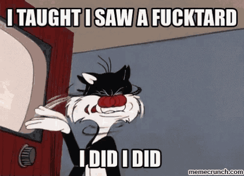 Fucktard I Taught I Saw A Fucktard GIF