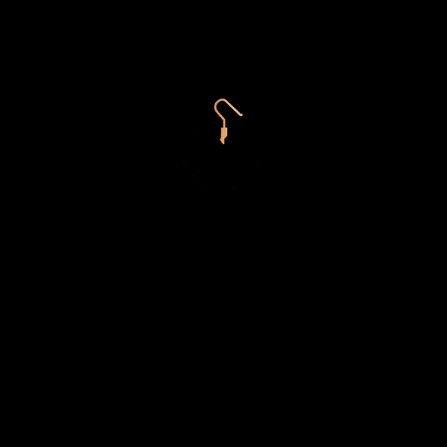 a logo for earrings by ann with a heart in the center