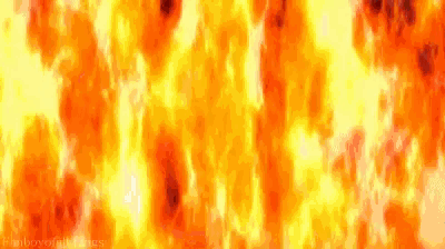 a picture of a fire with the words fanboyofallthings written on the bottom