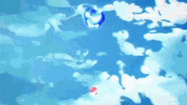 a pepsi bottle is floating in the air