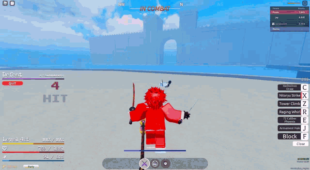 a screenshot of a video game that says defeat on the bottom