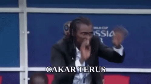 Cakar Terus Lawannya GIF - Aliou Cissé Senegal Fifa World Cup2018 GIFs