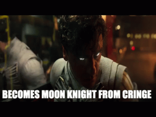 Moon Knight Cringe GIF - Moon Knight Cringe Dies Of Cringe GIFs