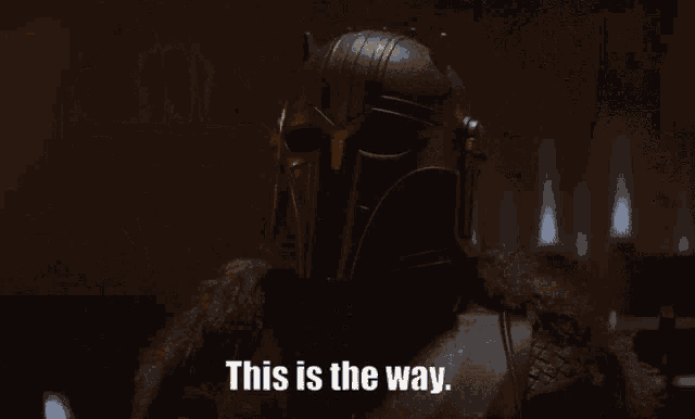 The Mandalorian This Is The Way GIF - The Mandalorian This Is The Way Way GIFs