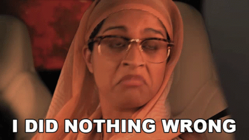 I Did Nothing Wrong Paramjeet Singh GIF - I Did Nothing Wrong Paramjeet Singh Lilly Singh GIFs