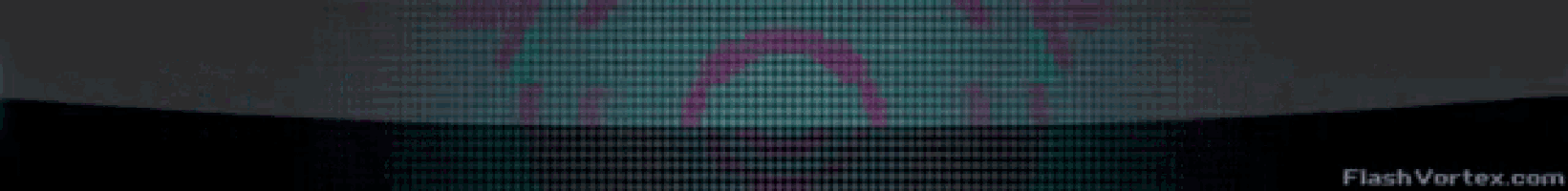 a blue and white striped background with the website vortex.com