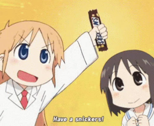 Snickers Have A Snickers GIF - Snickers Have A Snickers Anime GIFs