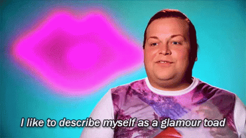 I Like To Describe Myself As A Glamour Toad GIF - Redhead Ginger Plussize GIFs