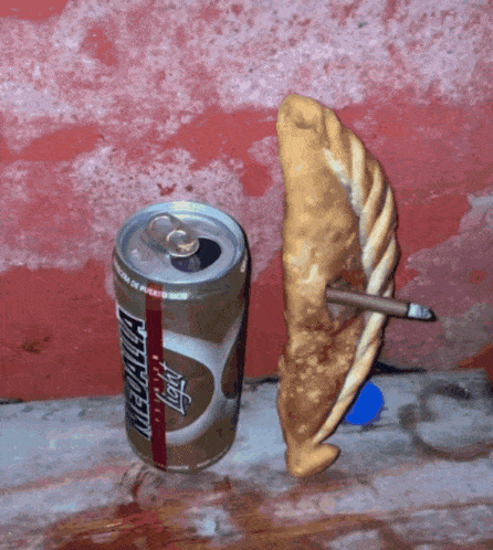 Beer Croissant GIF - Beer Croissant Smoke GIFs
