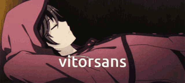 a picture of a person with the word vitorsans on the bottom right