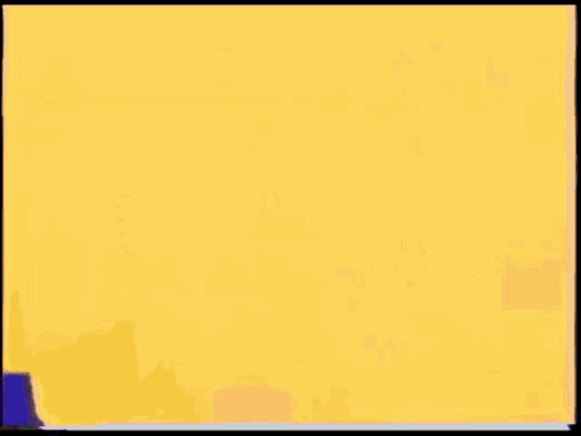 a blue and yellow background with a few lines