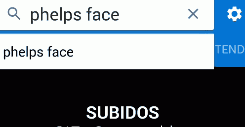 a screen shot of a search for phelps face