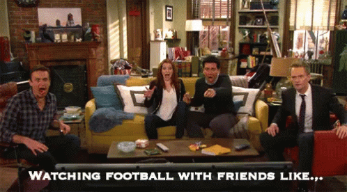 Watching Football With Friends Like... GIF - Watching Football Watching Sports Watching Tv GIFs