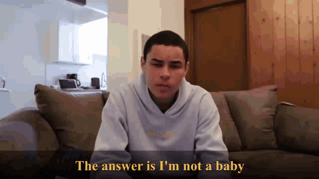 Im Not A Baby Dude At All Baby GIF - Im Not A Baby Dude At All Baby Baby Dude GIFs