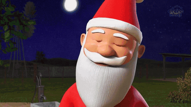 Santa Claus Feliz Navidad GIF - Santa Claus Feliz Navidad Merry Christmas GIFs