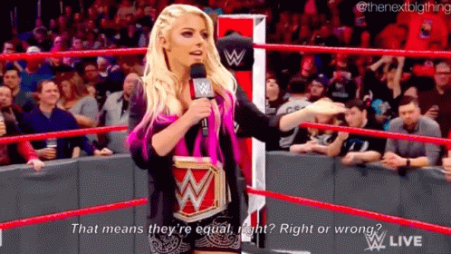 Alexa Bliss Right Or Wrong GIF - Alexa Bliss Right Or Wrong Equals GIFs