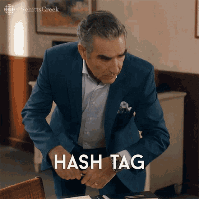 Hash Tag Is That Two Words Johnny GIF - Hash Tag Is That Two Words Johnny Johnny Rose GIFs