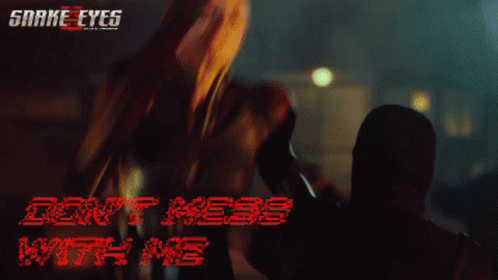 Dont Mess With Me Scarlett GIF - Dont Mess With Me Scarlett Samara Weaving GIFs