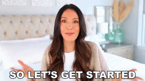 So Lets Get Started Shea Whitney GIF - So Lets Get Started Shea Whitney Lets Dive In GIFs