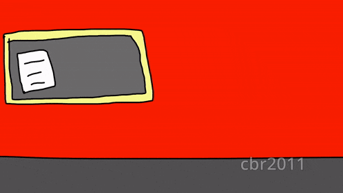 a cartoon drawing of a person with the year 2011 on the bottom left