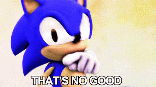 Sonic The Hedgehog Nope GIF - Sonic The Hedgehog Nope No Good GIFs