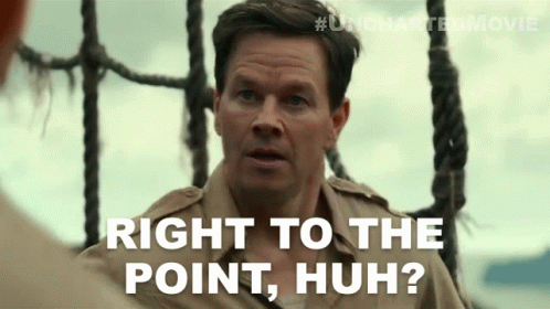 Right To The Point Huh Victor Sullivan GIF - Right To The Point Huh Victor Sullivan Mark Wahlberg GIFs