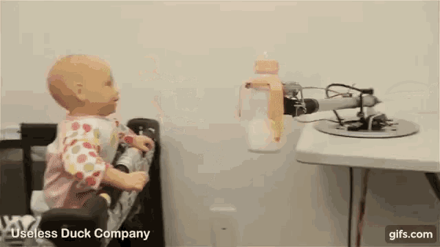 Feeding Bottle GIF - Feeding Bottle Robot GIFs
