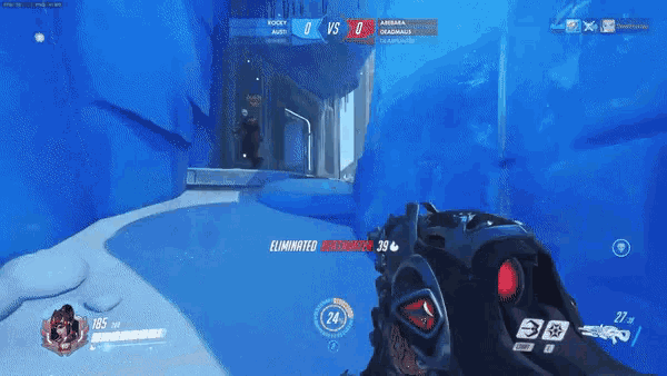a screenshot of a video game shows a player being eliminated
