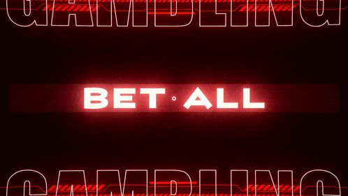a red background with the word gambling written in white letters