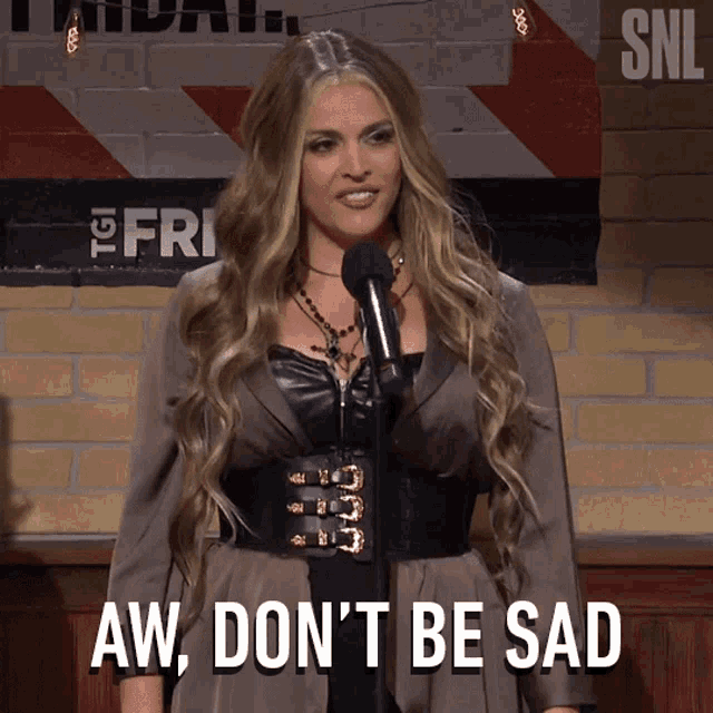 Aw Dont Be Sad Gemma GIF - Aw Dont Be Sad Gemma Saturday Night Live GIFs