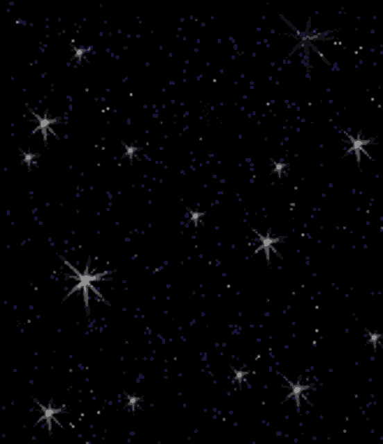 a black background with a lot of stars and dots