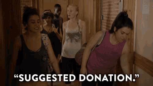 Free Stuff GIF - Suggested Donation Free Air Quotes GIFs