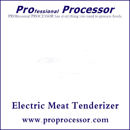 a picture of an electric meat tenderizer with the website www.proprocessor.com at the bottom