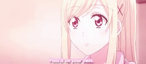 Pass It On Your Own Anime GIF - Pass It On Your Own Anime Pass It GIFs
