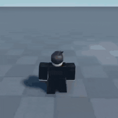 a cartoon character is flying through the air in a desert .