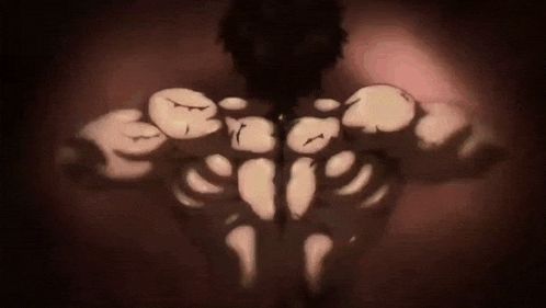 a drawing of a man 's torso with muscles visible .