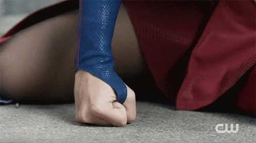 Supergirl Fist GIF - Supergirl Fist Melissa Benoist GIFs