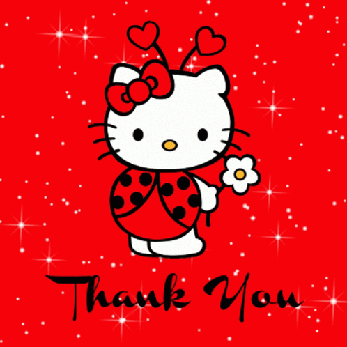 Hello Kitty Red GIF - Hello Kitty Red Lady Bug GIFs
