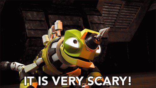 It Is Very Scary Revvit GIF