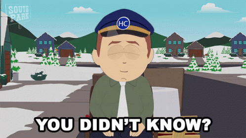 You Didnt Know Stephen Stotch GIF - You Didnt Know Stephen Stotch South Park GIFs