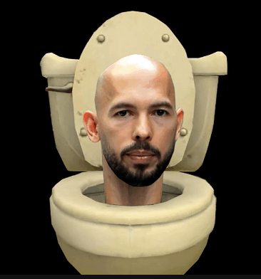 Andrew Tate Skibidi Toilet GIF - Andrew Tate Skibidi Toilet Skibidi GIFs
