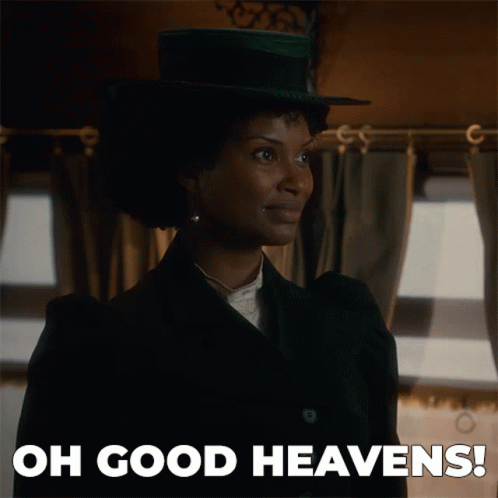 Oh Good Heavens Cassiopeia Bright GIF - Oh Good Heavens Cassiopeia Bright Murdochmysteries GIFs