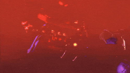 a robot is being destroyed by a huge fireball