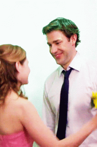 Pam And Jim The Office GIF - Pam And Jim The Office Jim Halpert GIFs
