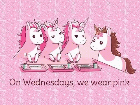Pink Unicorns GIF - Pink Unicorns Wednesday GIFs