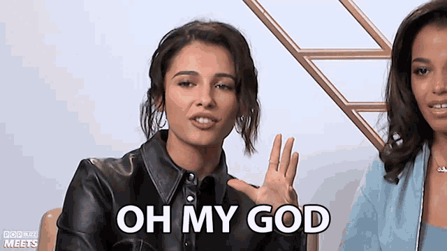 a woman says " oh my god " while another woman looks on