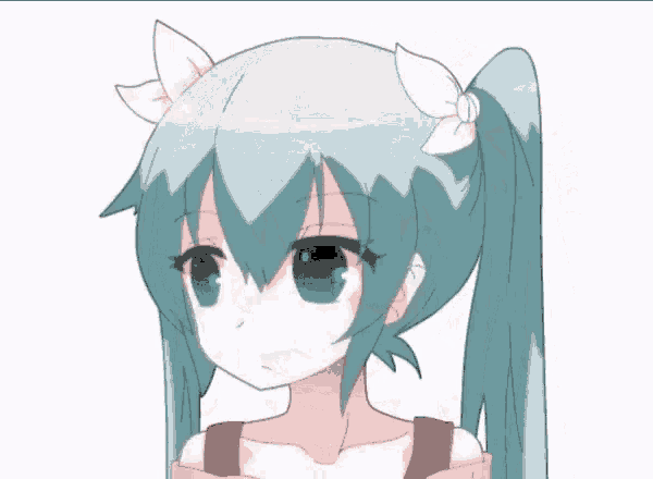 a drawing of a girl with a maid outfit on
